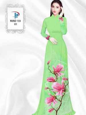 Vải Áo Dài Hoa In 3D AD NVAD133 44